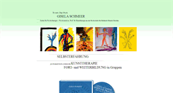 Desktop Screenshot of gisela-schmeer.de
